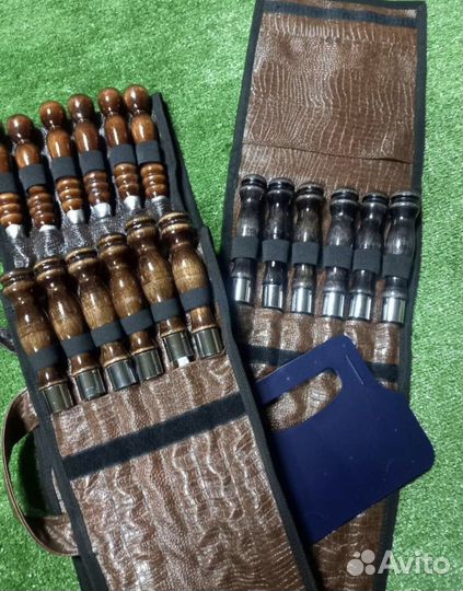 Шампуры в чехле. Подарочный набop