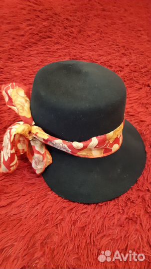 Шляпка женская фетровая