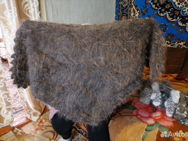 Платок шаль ручной