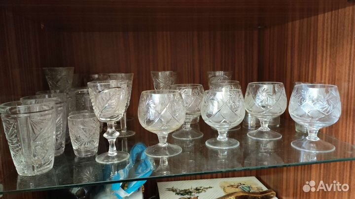 Хрустальные рюмки/фужеры СССР