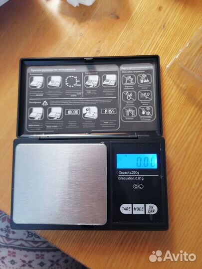 Ювелирные весы до 200 грамм, точность 0.01г
