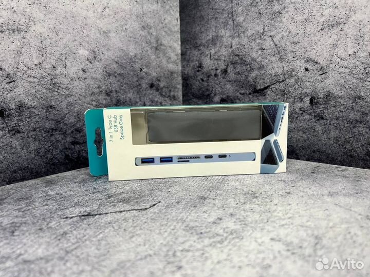 Адаптер для MacBook 7 in 1 Type-C Box Contents