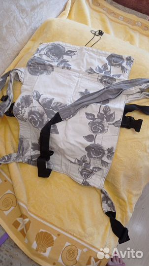 Слинг-шарф трикотаж и фаст-слинг для девочки