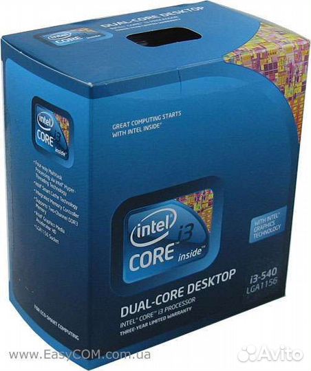 Процессор Intel core i3-540