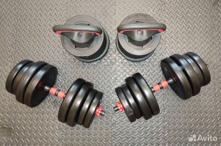 Набор гантели + гири 52 кг