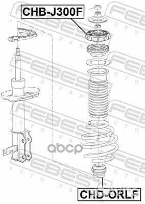 Отбойник амортизатора chd-orlf Febest