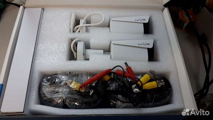 Комплект видеонаблюдения 2 уличные камеры 4мп