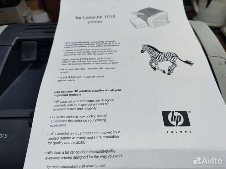 Лазерный принтер HP LJ 1015