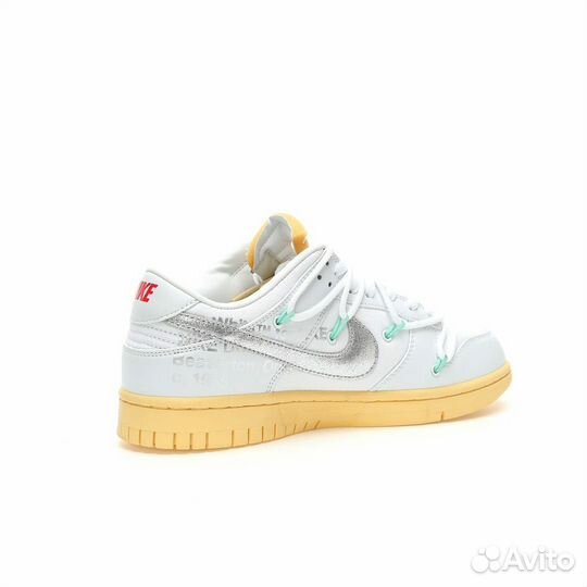 Кроссовки nike dunk low off-white lot 1 of 50