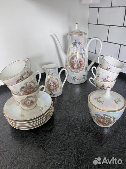 Сервиз винтажный, фарфор, «Мадонна», ГДР