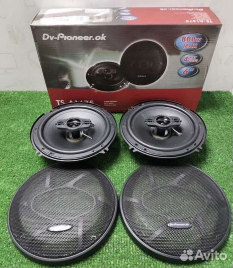 Автомобильные колонки pioneer 16см 800w