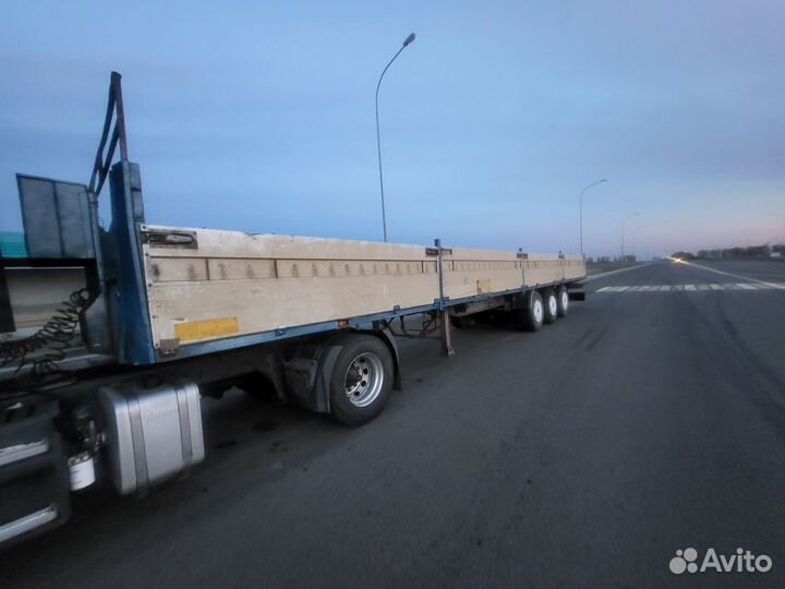 Полуприцеп бортовой Krone SD, 2007