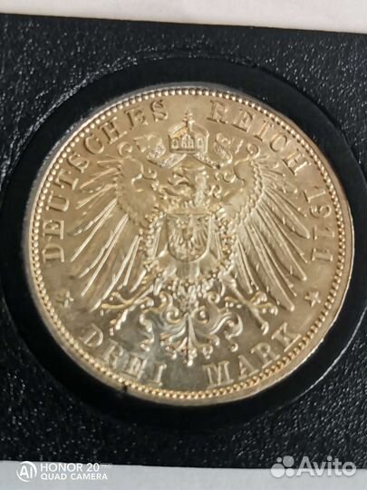 3 Марки 1911 и 1914 Бавария