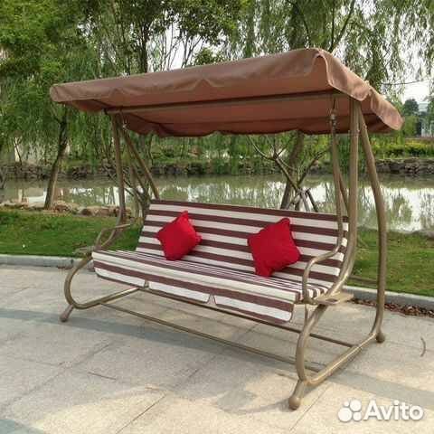 Садовые качели. Качеля - кровать