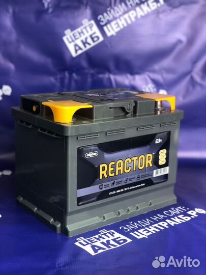 Аккумулятор аком reactor 62ah 660