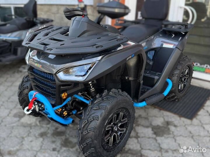 Квадроцикл Segway Snarler AT6 LX серо-синий