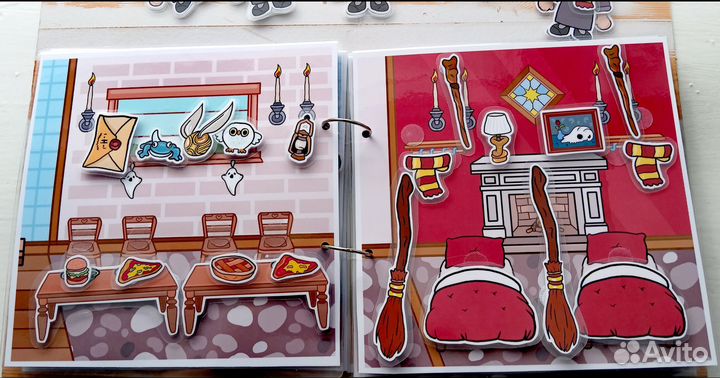 Тока Бока Гарри Поттер книжка на липучках