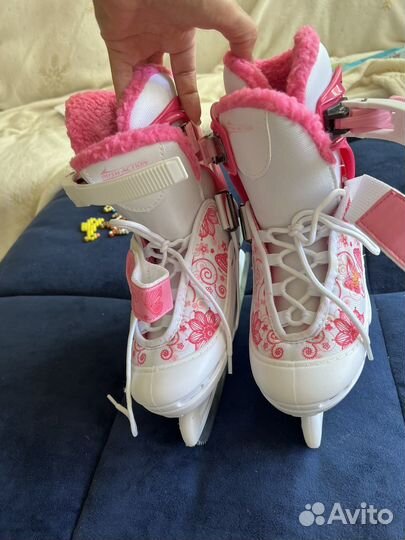 Коньки детские раздвижные 30-33