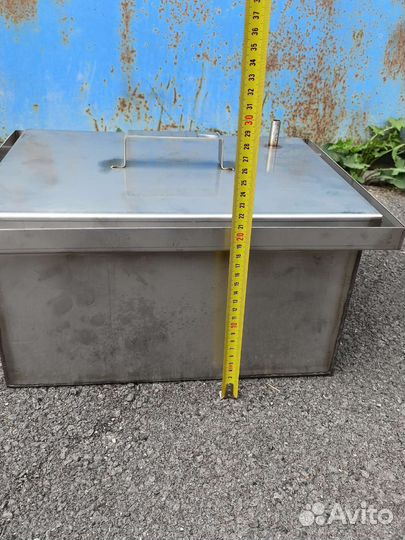 Коптильня горячего копчения из нержавейки