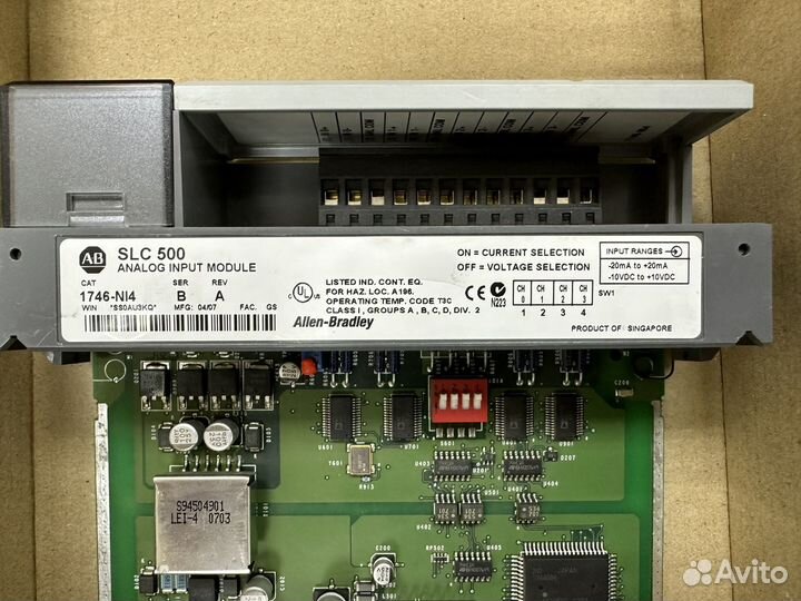 Allen Bradley 1746-NI4 analog input module
