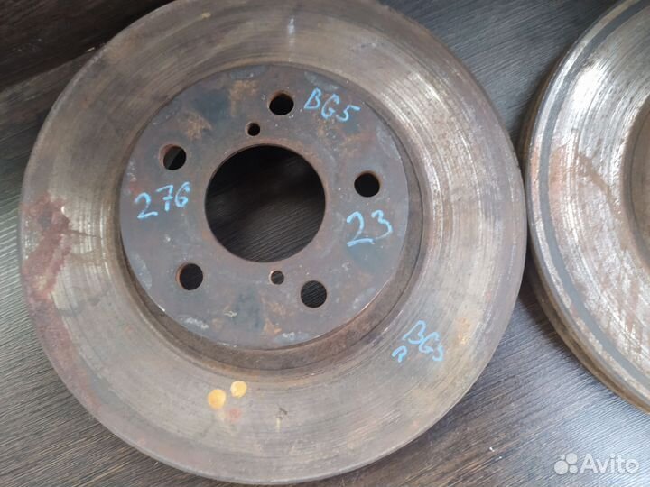 Диск тормозной передний Subaru Legacy BG5