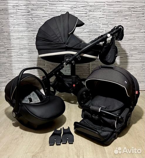 Коляска bebe mobile movo 3 в 1 (доставка )