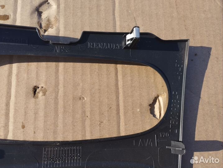 Рамка блока управления печкой Renault Logan 2