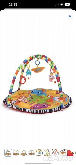 Развивающий коврик новый