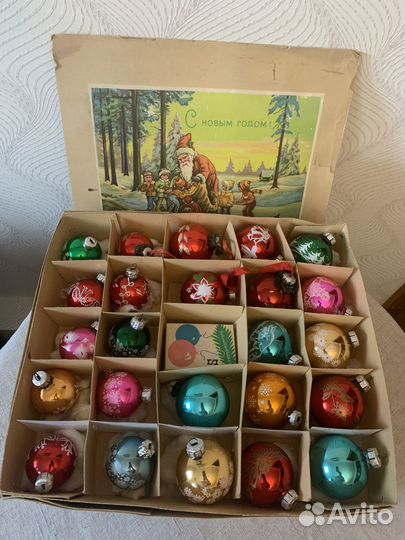 Елочные игрушки СССР