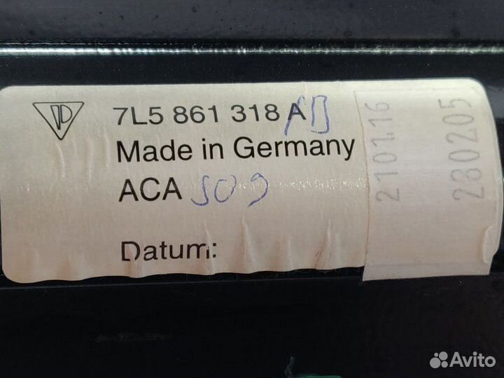 Шторка окна двери задняя правая Porsche Cayenne