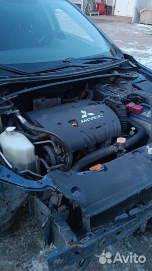 Mitsubishi Lancer 2.0 CVT, 2007, битый, 212 085 км