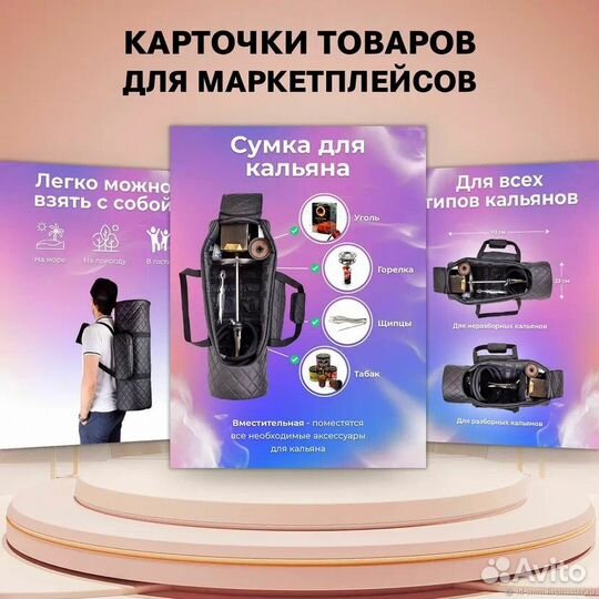 Инфографика для маркетплейсов удаленно