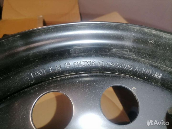 Диск колёсный r16 KIA оригинал