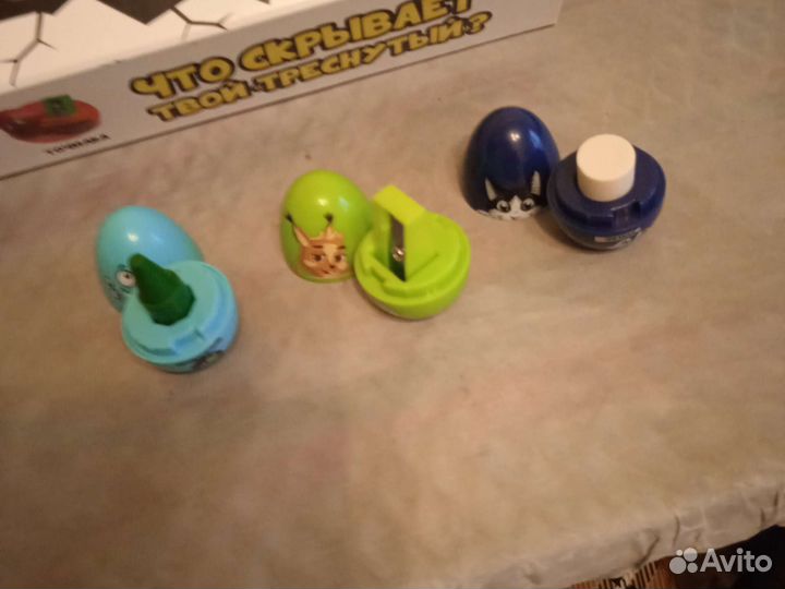 Заполненный короб треснутыми 1