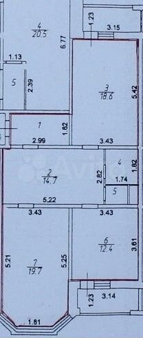 2-к. квартира, 75 м², 16/17 эт.