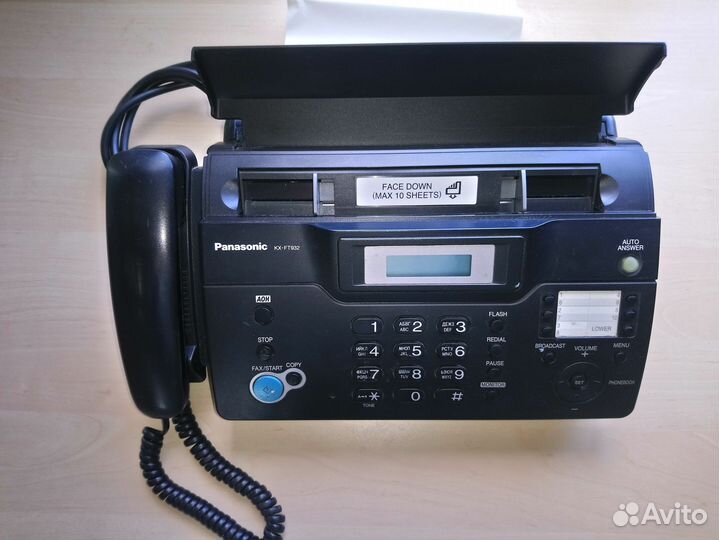 Телефон факс panasonic