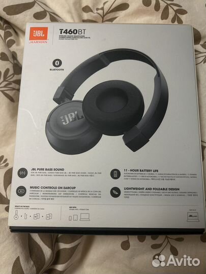 Беспроводные наушники jbl T460BT