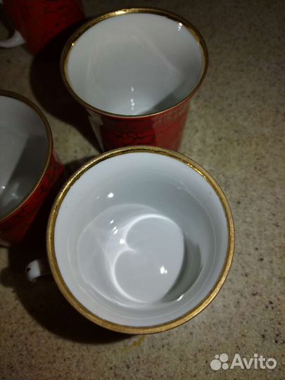 Остатки кофейного сервиза Wloclawek porcelana