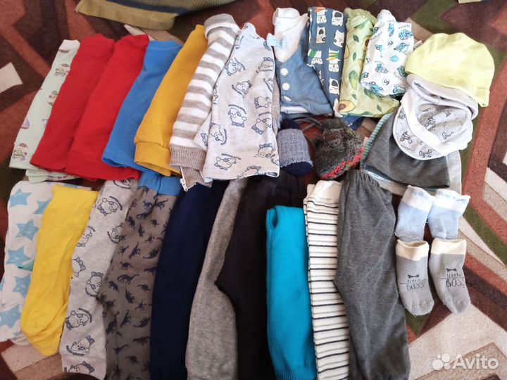 Детские вещи на мальчика от 6 месяцев до года