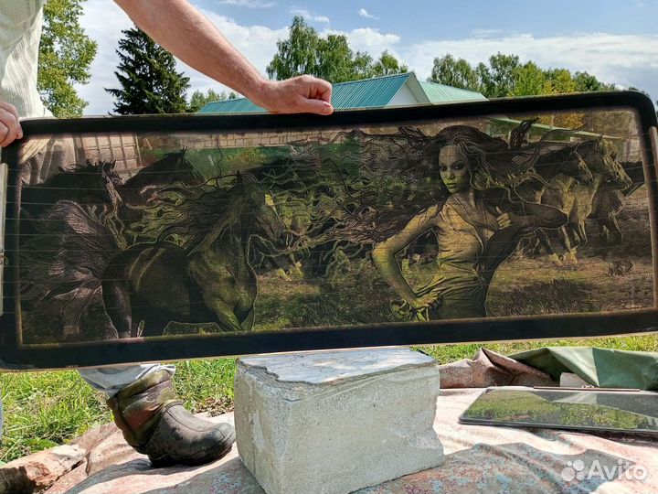 Заднее лобовое стекло на ваз2107