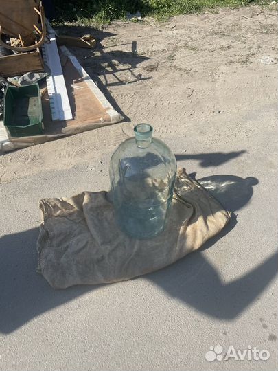 Бутыль стеклянная 20 литров советская