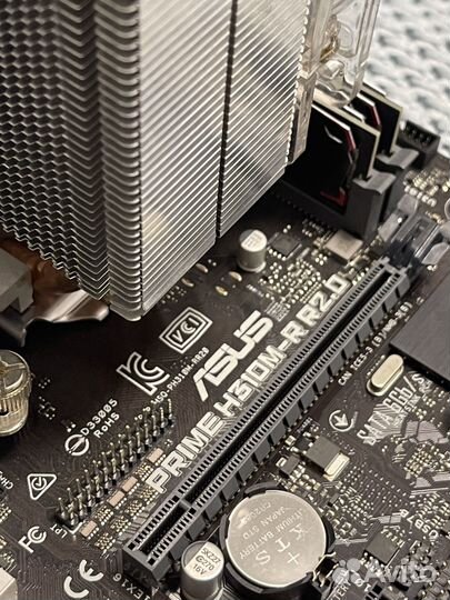 Комплект i5 9400f asus Prime h310m-r 16gb кулер