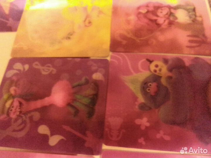 Карточки тролли из Пятёрочки