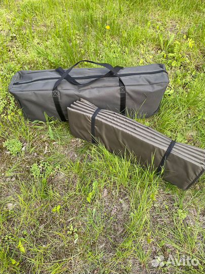 Раскладушка 190*75. До 200 кг. Складная + чехол