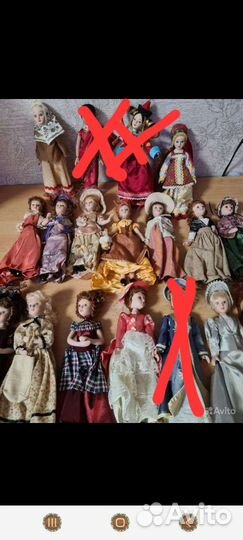 Коллекция керамических кукол