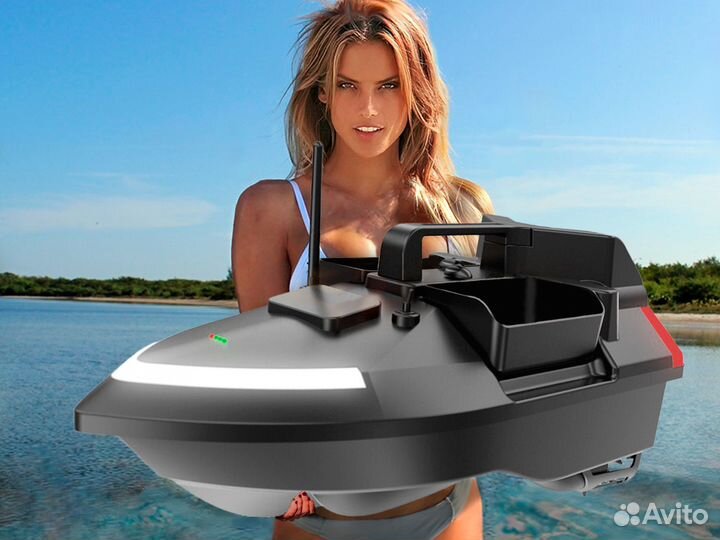 Прикормочный кораблик GPS гироскоп Amazin V020