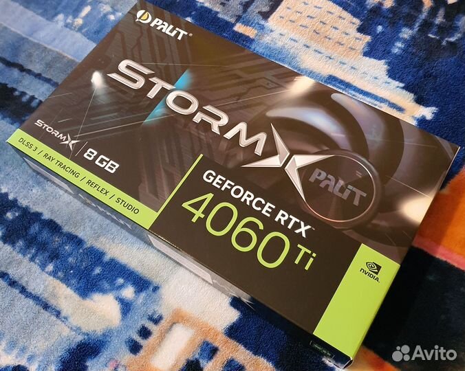 Видеокарта Palit RTX 4060 Ti StormX новая