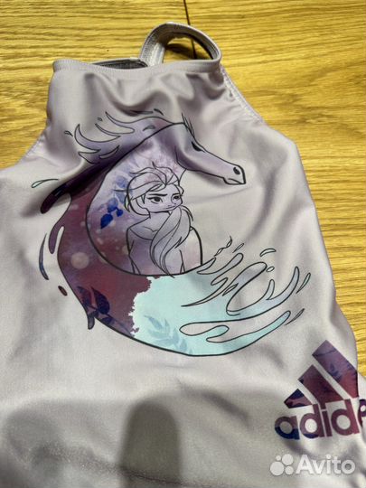 Купальник слитный для девочки 5-6 лет