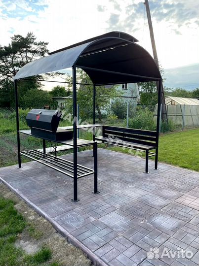 Беседка с мангалом