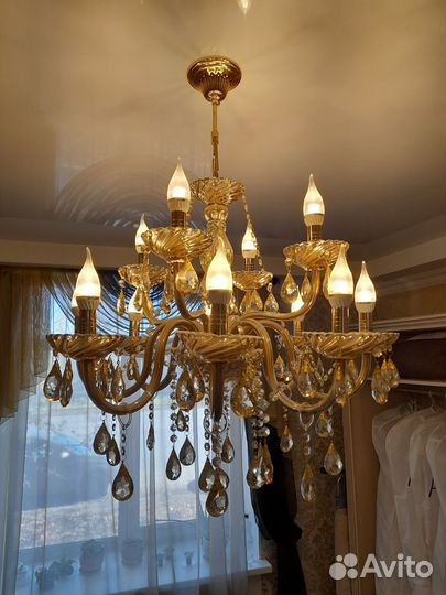 Люстра богемия 12 ламп